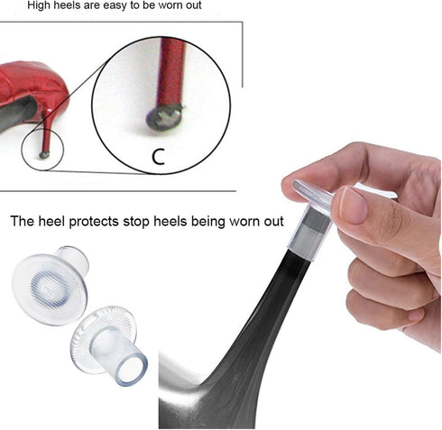 High Heel Protectors, OOTSR High Heel Stoppers for Any Weddings & Outdoor Events Protecting Shoe Heels, Stop Sinking at Grass/Gravel/Bricks and Cr...