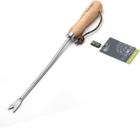 Burgon & Ball Stainless Steel Dandelion Weeder with Wooden Handle | RHS Endorsed & FSC Wood...