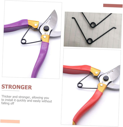 25pcs Garden Shears Spring Small Replacement Spring Pruning Shears Springs V-shape Springs for Pruner Trimmers Metal Shears Springs for Trimmer St...