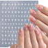 6Sheets Moon Star Nail Art Stickers Gold Silver Nail Decals for Nail Art Design Charms 3D Glitter Crystal Diamond Nail Stickers Self-Adhesive Pega...