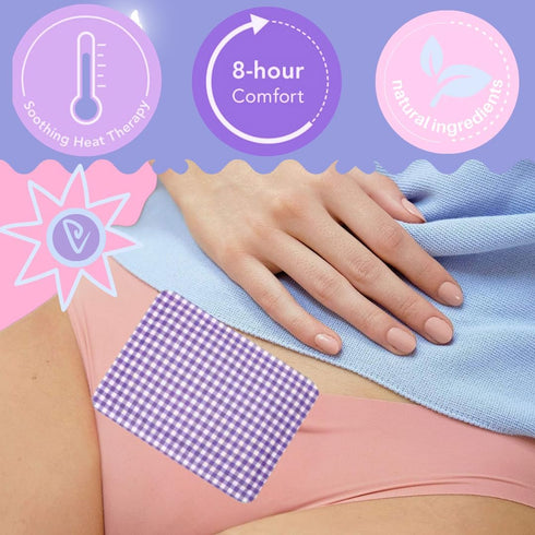 Ultra Thin Period Heating Pads for Cramps - Heat Therapy for Menstrual Pain Relief - Portable Heat Patches for Teens Girls and Women - Menstrual H...