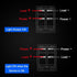 6PCS Rocker Switches 12 volt 4Pin SPST 20A/12V 10A/24V ON/Off Set with Night Glow Sticker Blue LED Light Waterproof Boat Marine Toggle Switch 2 Po...