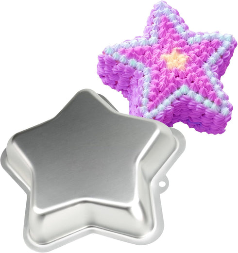 8 Inch Star Shaped Cake Pan Five-pointed Aluminum Nonstick Cake Decorating Mould Birthday/Wedding/Anniversary/Party Cake Baking Pans Tins Bakeware...