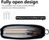 Aosbos Travel Makeup Brush Holder Bag, Small Cosmetic Pouch Organizer for Make Up Brush Traveling Case, Black Multi-functional Pouch...