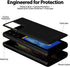 GOOSPERY for Galaxy S21 Ultra 6.8"(2021) Card Holder Wallet Case, Easy Magnetic Door Closure Protective Dual Layer Bumper Sturdy Phone Back Cover ...