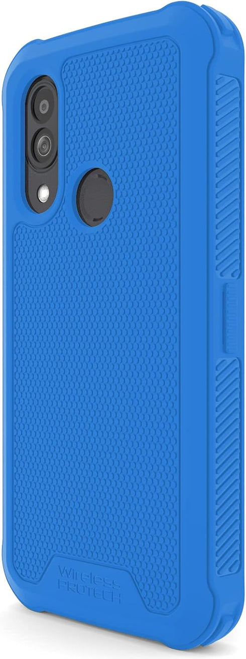Case compatible with CAT S62 PRO and CAT S62. Slim Flexible Rugged Case with Drop Protection (Blue)...