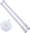Tension Rods Shower 15.7 to 28 in Small Adjustable Curtain Window Rods in Extendable Telescopic Width Spring Cupboard Bars for Kitchen Utensils,Fi...