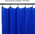 44 Pack Metal Curtain Rings with Clips, Drapery Clips with Rings, Drapes Rings 1 in I D, Fits Diameter 6/8 in Curtain Rod, Black...