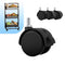 Replacement Wheels for Rolling Cart,Mute Rubber Rotating Rolling Wheels for Cart with Brake for Office Chair Game Chair,Rolling Cart Attachments 4...