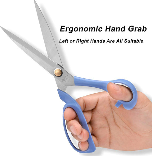 Fabric Sewing Scissors All Purpose Tailor Scissors Heavy Duty, 9" Stainless Steel Ultra Sharp Blade Scissors for Office Craft,Comfort-Grip Handles...