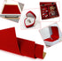 10 PCS Self Adhesive Felt Sheets, 8.3" x 11.8" Velvet Flock Backing Paper Liner Felt Wallpaper for Jewelry Drawer Craft Box Felt Liner (Red)...