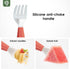 6 Pieces Toddler Utensils, 3 Toddler Forks and 3 Spoons, Silverware Set with Food Grade Silicone Handle, Children Safe Flatware, Self-Feeding Stai...