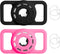 MARVAL Airtag Dog Collar Holder + 4 pcs Protective Film Compatible with Apple Air Tag Cat Pet Case, Protective Waterproof Silicone Small for Puppy...