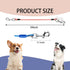 Dog Tether for Car Pet Dog Car Seat Belt Restraint Chew Proof Safety Tether Cable with Double Hook Stainless Steel Coated Pet Vehicle Leash and Ha...