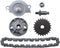 GY6 engine oil pump assembly Oil pump drive shaft Sprocket with gear Gear guard Chain Drive shaft nut, applicable to GY6 engine 125cc 150cc 152QMI...