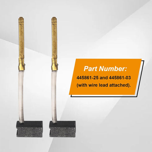 445861-03 445861-25 Carbon Brush Set for DeWalt Porter Power Tools DW160 DW402 D26450 27709 DW421 DW887?6pcs?...