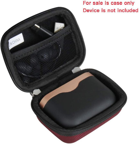 Hermitshell Hard EVA Travel Case for Sony WF-1000XM3 Industry Leading Noise Canceling Truly Wireless Earbuds (Red)...