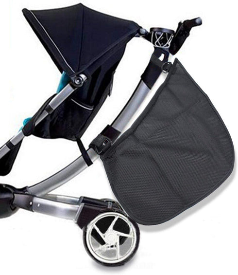 2 Pack Universal Side Sling Stroller Mesh Cargo Net and Organizer, Extra Stroller Storage Space, Non-Slip and Adjustable Straps...