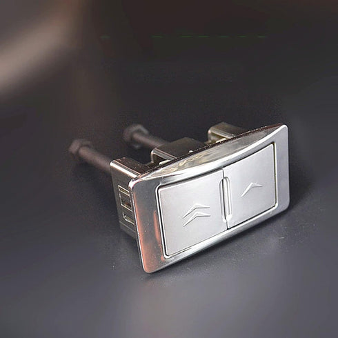 LICHIFIT Rectangle Dual Flush Toilet Water Tank Switch Button Replacement Repair Accessories...