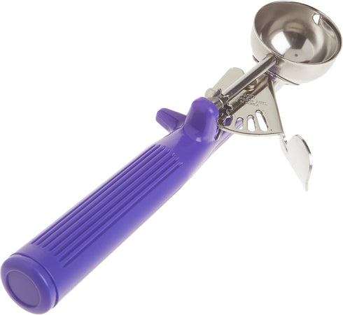 Winco Ice Cream Disher with Purple Handle, Size 40...