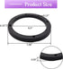 Saim 6.5" Dia Universal Black Plastic Speaker Spacer Adaptor Ring Mounting Bracket Fit ABS Car Stereo Speaker Spacers (2 Pcs)...
