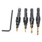 1/4 inch Hex Shank Countersink Drill Bit Power Tools Accessories for Plastic Metal Woodworking Tool by Power Drill 4Pcs/Set #6#8#10#12 (Gold)...