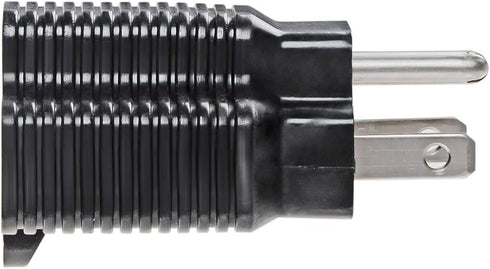 NEMA 5-15P to 5-15/20R Adapter,15 Amp Household Plug to 20 Amp T-Blade Female Adapter,15 Amp Male to 20 Amp Female Plug Outlet 3 Prong Household T...