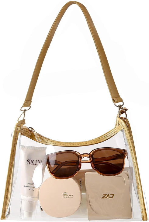 Clear Bag for Stadium Events Women's Purse Handbags Small Purse shoulder bag Crossbody Bag...