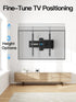 Pipishell Full Motion TV Wall Mount for Most 26-60 inch Flat & Curved TVs up to 77 lbs, Adjustable Bracket Height, Single Articulating Arm, Extens...