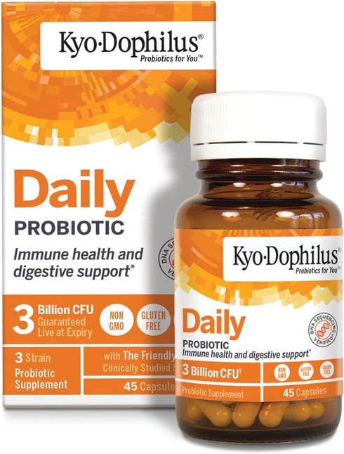 Kyo-Dophilus Daily Probiotic, Immune and Digestive Support*, 45 capsules (Packaging may vary)...