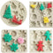 Set of 4 Christmas Fondant Molds, Xmas Cake Cupcake Decoration Silicone Chocolate Candy Mold, Christmas Tree/Gingerbread Man/Reindeer/Snowflake/Sa...
