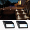 Solar Lights Outdoor, Waterproof Solar Powered Deck Step Lights for Patio Garden Backyard Garage Driveway Pathway Outside Wall Lighting (Cool Whit...