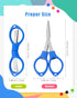 6 Pcs Folding Scissors, Small Stainless Steel Foldable Scissors, Portable Mini Travel Scissors for Home Travel School Office...