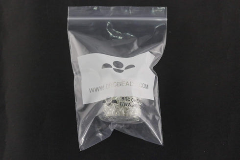BRCbeads Silver Plated 5mm 500pcs Per Bag Brass Round Open Jump Ring for Jewelry Making(Plastic Acrylic Jar Container is Included)...