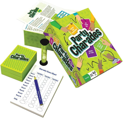 Party Charades Game – contains 550 charades – Great Family Game for 2 or more players ages 10 and up by Outset Media...