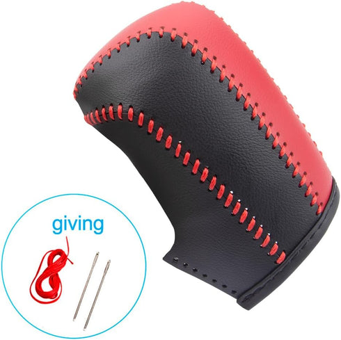 Trim for Mazda M3 M6 CX-3 CX-5 CX-9 Accessories Leather Auto Gear Shift Knob Cover Protector Trim Cap Sticker (F6)...