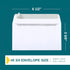 EnDoc #6 3/4 Security Envelopes Self-Seal - 20 Count - 6 1/2 x 3 5/8 Inch Privacy Tinted Windowless All-Purpose Envelopes for Personal and Busines...