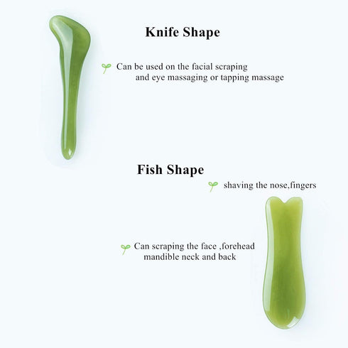 7 Pieces Gua Sha Scraping Massage Tool,Natural Resin GuaSha Tool Massage Tools Set for Face Back and Neck Release,Reduce Muscle Pain,with Storage ...