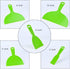 5 Pcs Putty Knife, Large Size Pack, Flexible Plastic Paint Scraper Tool for Spackling, Wallpaper Scraper Plastic, Spatula Scraper, Spackle Tools...