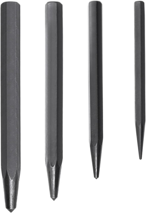 62215 Center Punch Kit, 4-Piece center punch tool set for metal...
