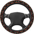 Native American Steering Wheel Cover, Red Auto Steering Wheel Protector Universal Car Accessories Neoprene Interior Decor Protection 15 Inch Fit U...