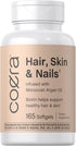 Hair, Skin and Nails Vitamins | 165 Softgels | with Biotin, Collagen & Moroccan Argan Oil | Non-GMO & Gluten Free Supplement for Men and Women...