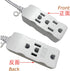 Multi Plug Extender Box,3 Outlet Surge 2 Prong Flat pin Socket Power Strip,3FT,6Ft,9Ft,15Ft Bulb,TV Long Extension Cord, with 3rd Grounding Pin,Wh...