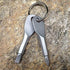2Pcs Silver Stainless Steel Screwdrivers Flathead Cross Head With Hand Tools Key Ring Mini Screwdriver Multifunction Outdoor Tool Set Screwdrivers...