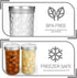 VERONES Wide Mouth Mason Jars 22oz, 12 Pack 22 oz Wide Mouth Mason Jars with Lids and Bands, Ideal for Jam, Honey, Wedding Favors, Shower Favors...