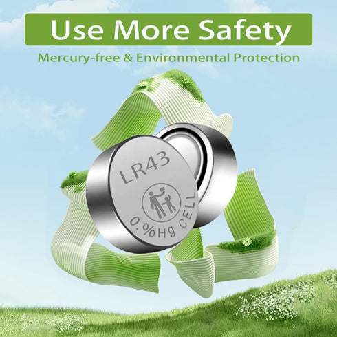 AG12 Battery L1142 Battery LR43 Battery SR43 D386 D301 186 SR43 1.5v Premium Alkaline Button Batteries ?5-Years Shelf Life?(12 Count)...