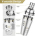 Cocktail Shaker Martini Shaker Set with Recipe, 24 oz Martini Shaker Drink Shaker Drink Mixer Stainless Steel Cocktail Shaker Set Bartender Kit...