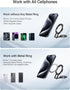 Dual Magnetic Foldable Phone Stand for Desk & Gym, for Magsafe Adjustable Travel Cell Phone Holder, All-Metal Portable Desktop Cellphone Stand Com...