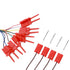 A Set 10 pcs Red Logic Analyser Useful High Efficiency Clip Ideal Test Hook...