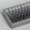 PBT Grey Gradient Keycaps, Keycaps 75 Percent, 125 Keys Cherry Profile Heat Sublimation Custom Keycap Set for Mx Cherry Mechanical Keyboard 61/64/...